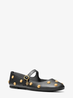 Ballerine Nellie Flex en cuir clouté