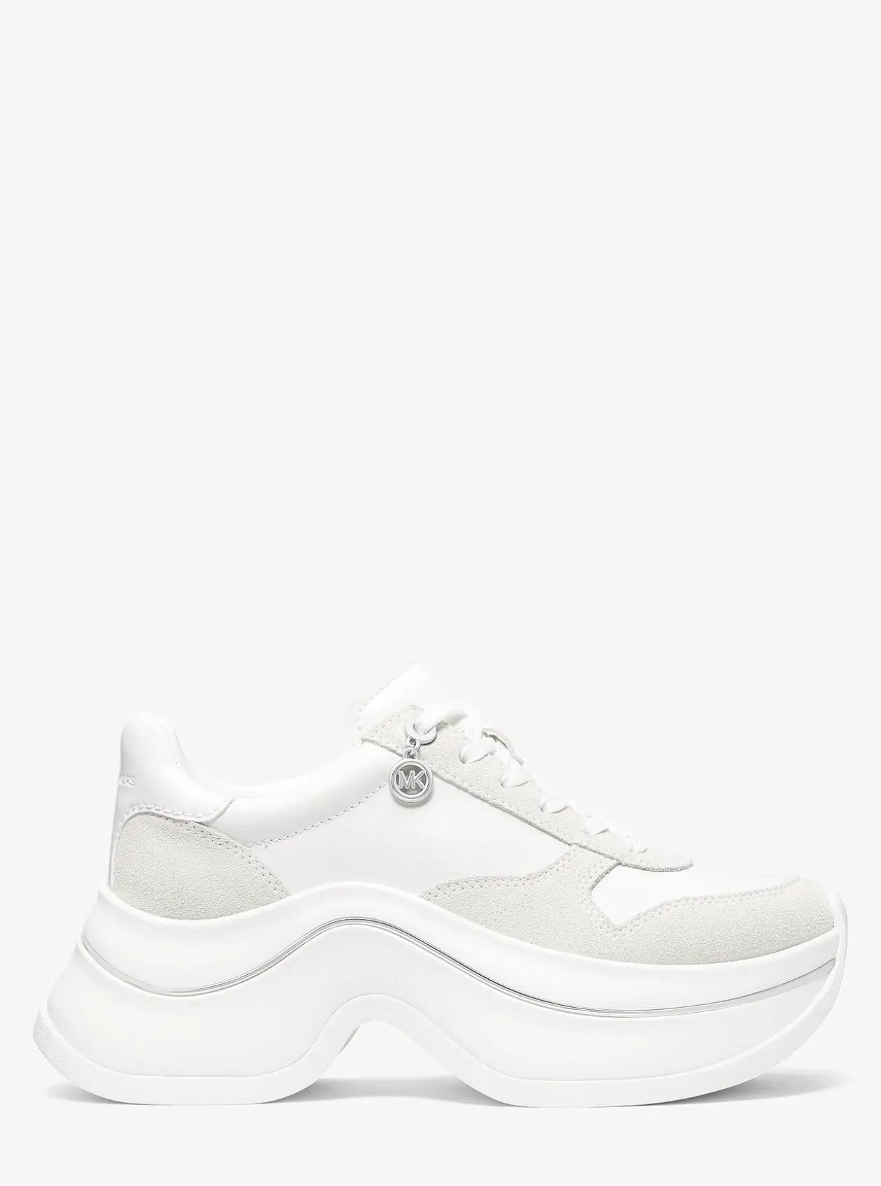 Basket Arla en cuir et daim