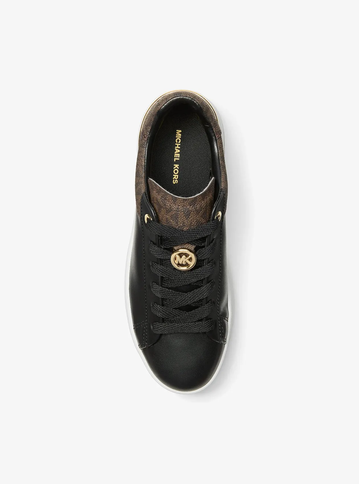 Basket Dottie en cuir à logo Signature