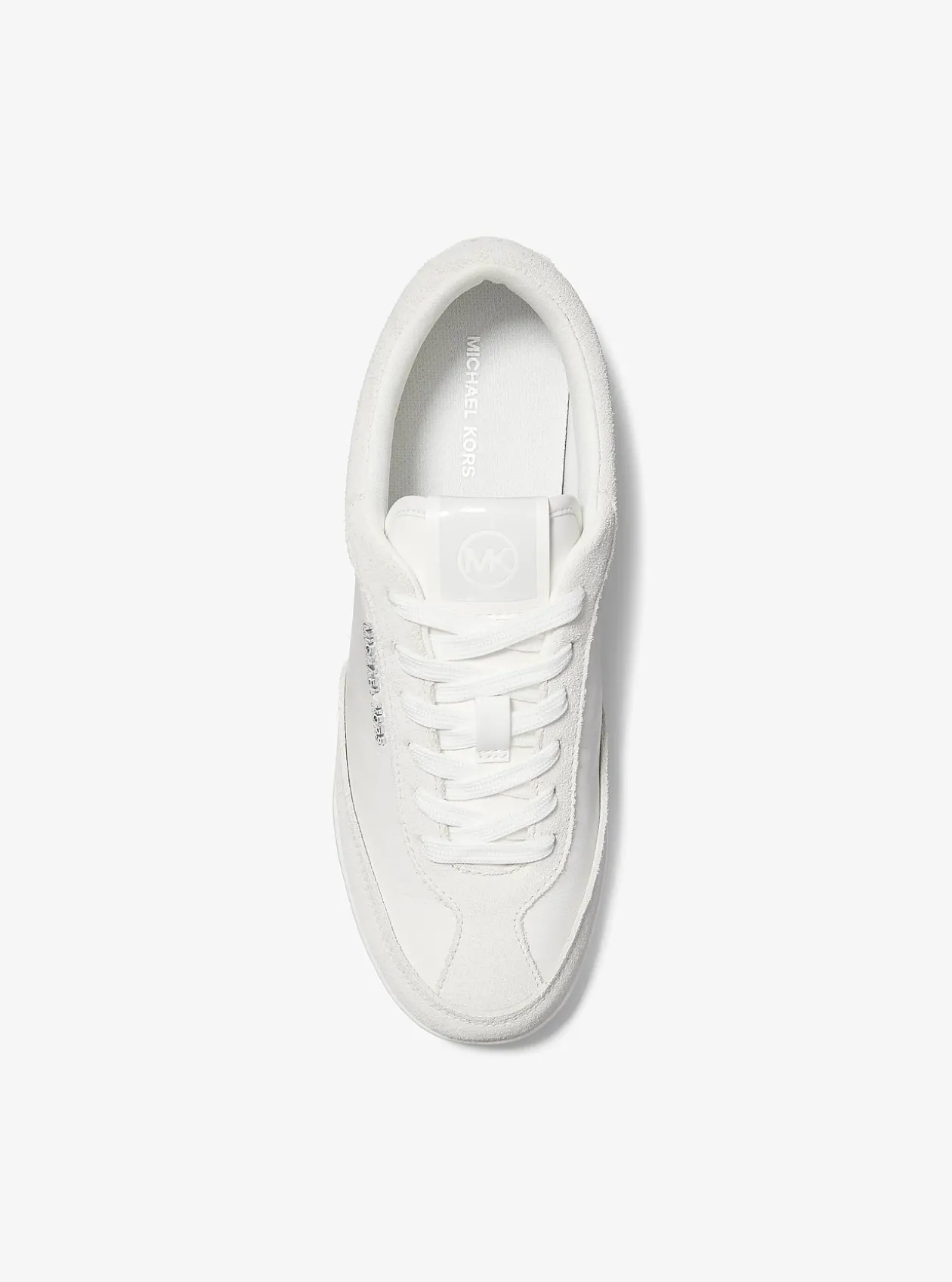 Basket Nolan en cuir et daim