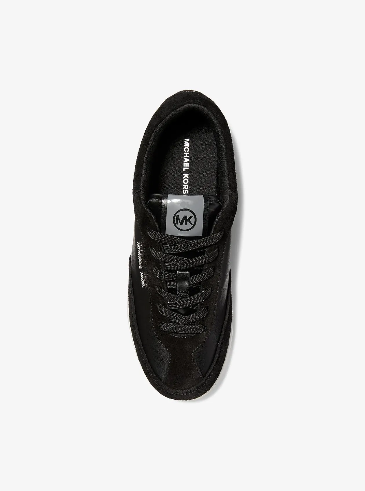 Basket Nolan en cuir et daim