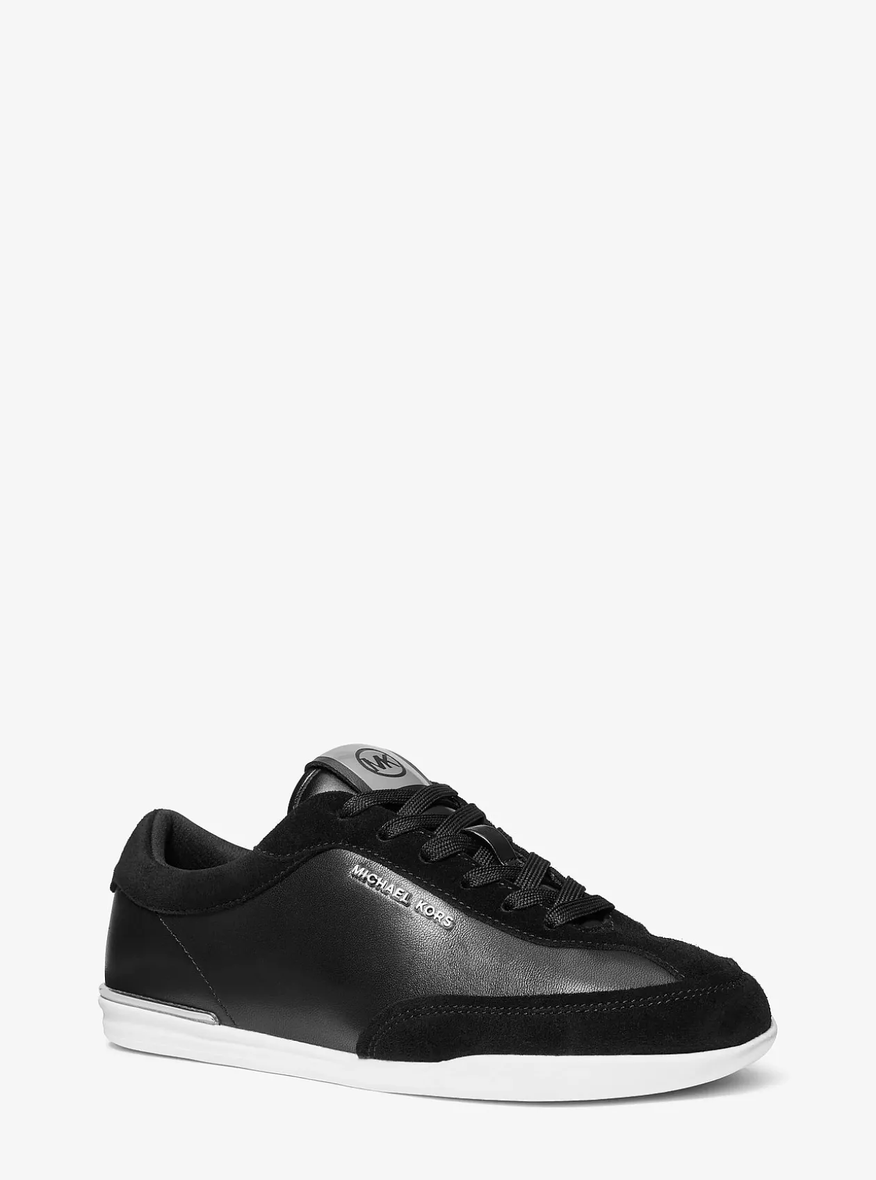 Basket Nolan en cuir et daim