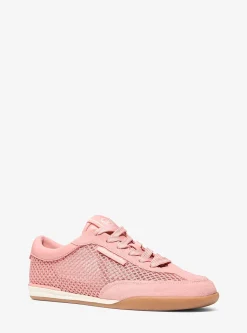 Basket Nolan en maille et daim