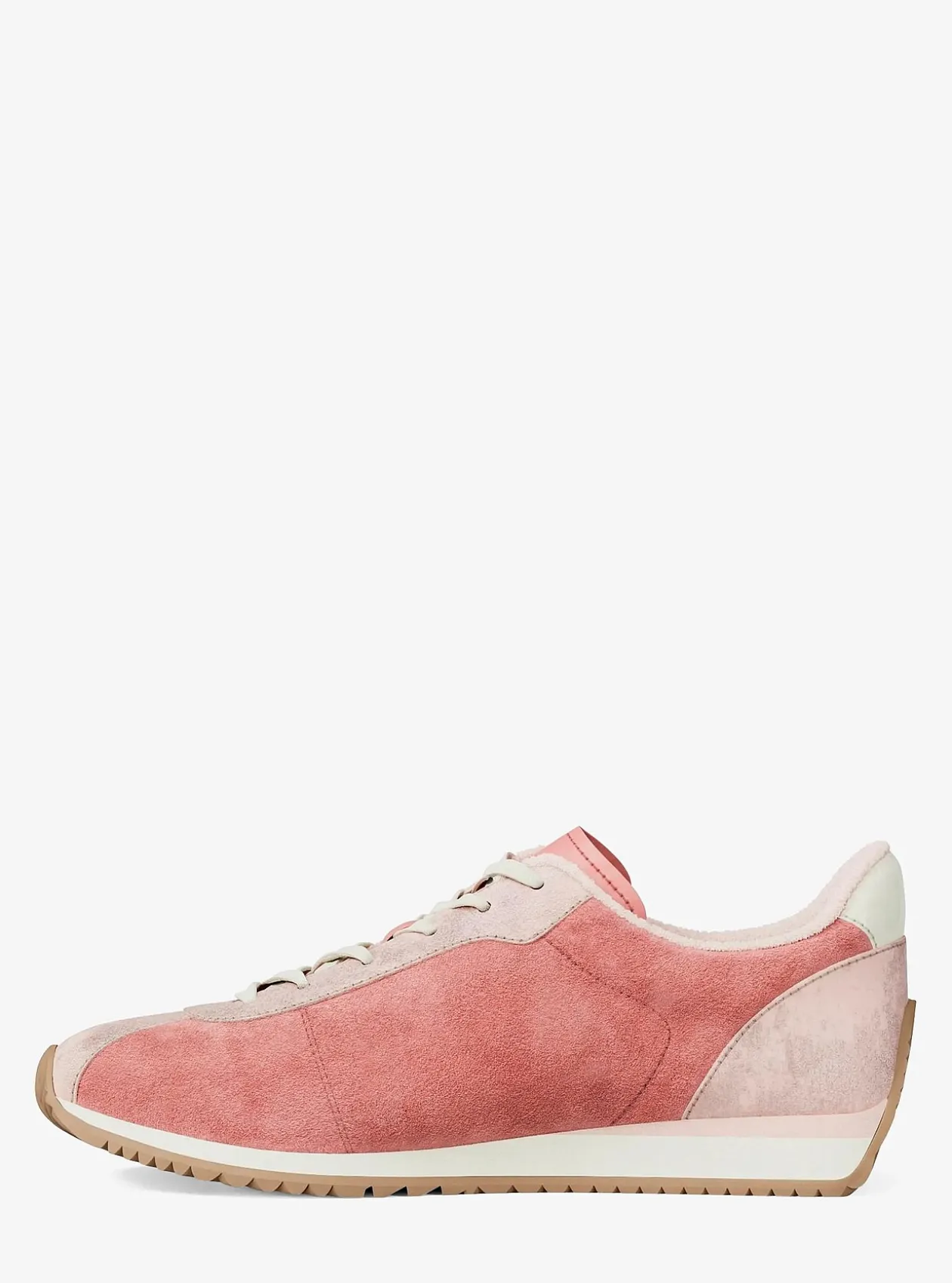 Basket Rhodes en daim à couleurs contrastées