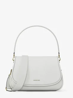 Besace convertible Holmes de taille moyenne en cuir grainé