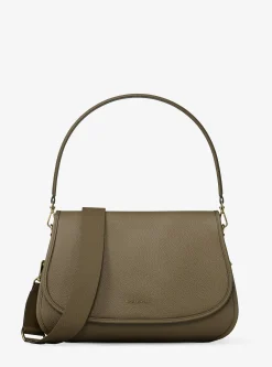 Besace convertible Holmes de taille moyenne en cuir grainé