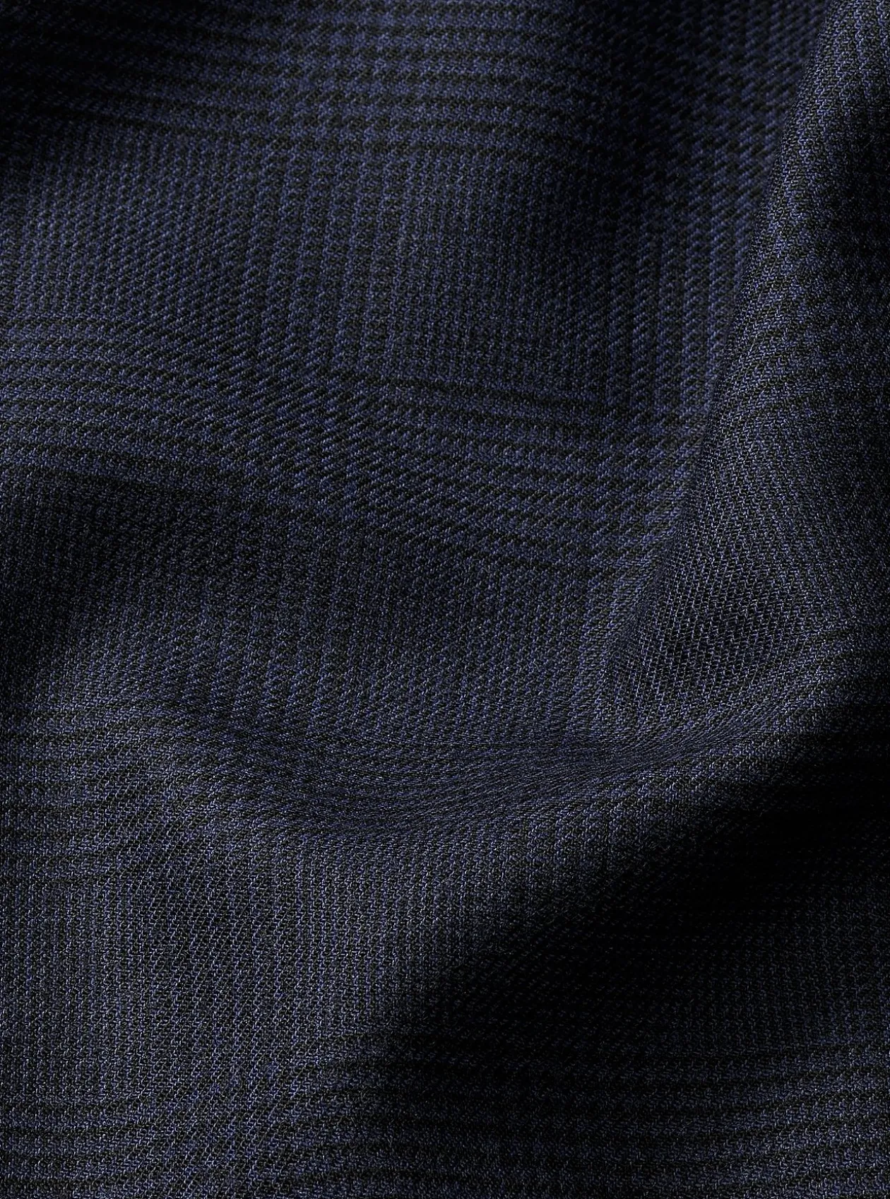 Blazer en mélange de laine à carreaux prince-de-galles
