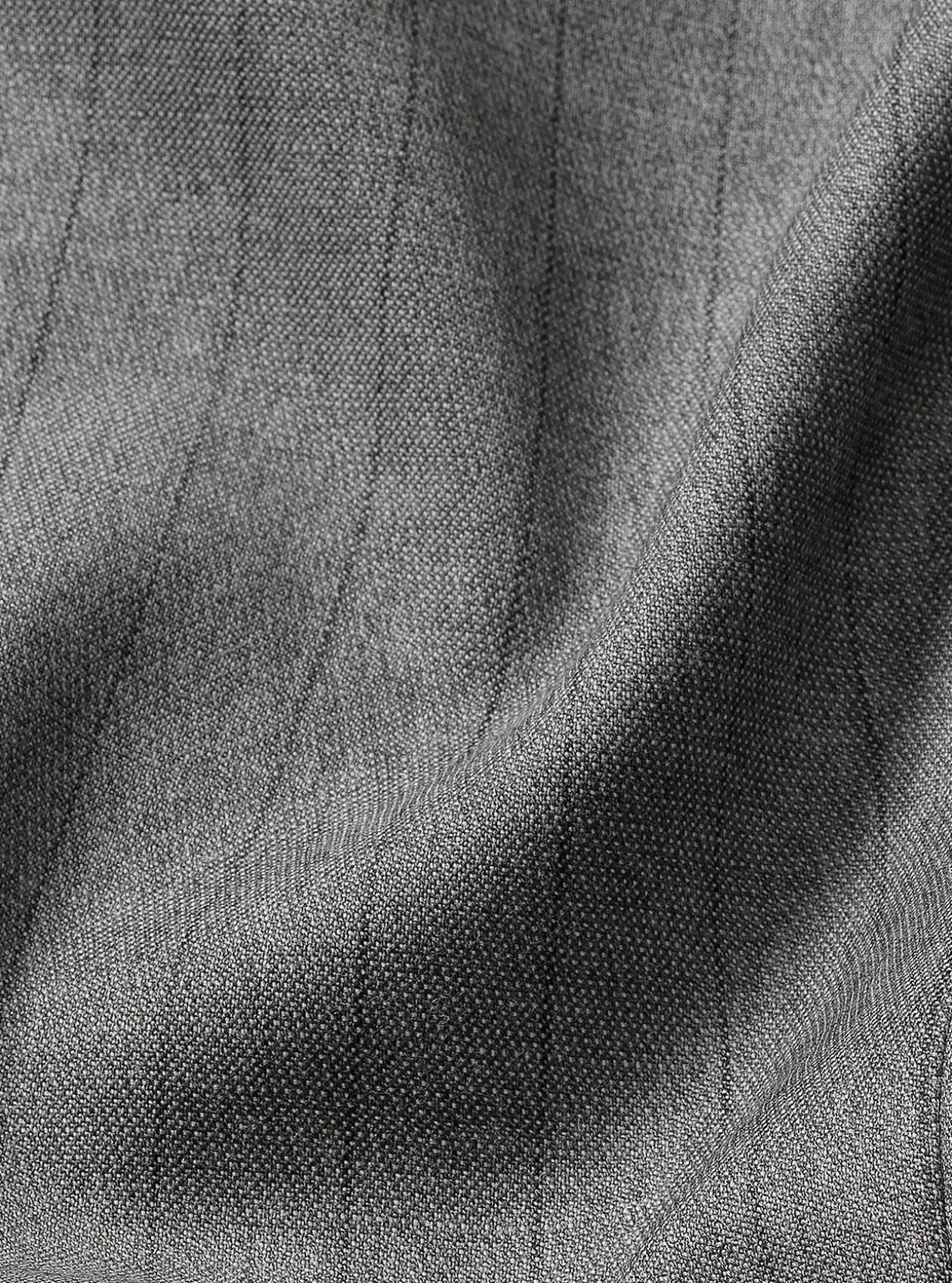Blazer en mélange de laine extensible à rayures