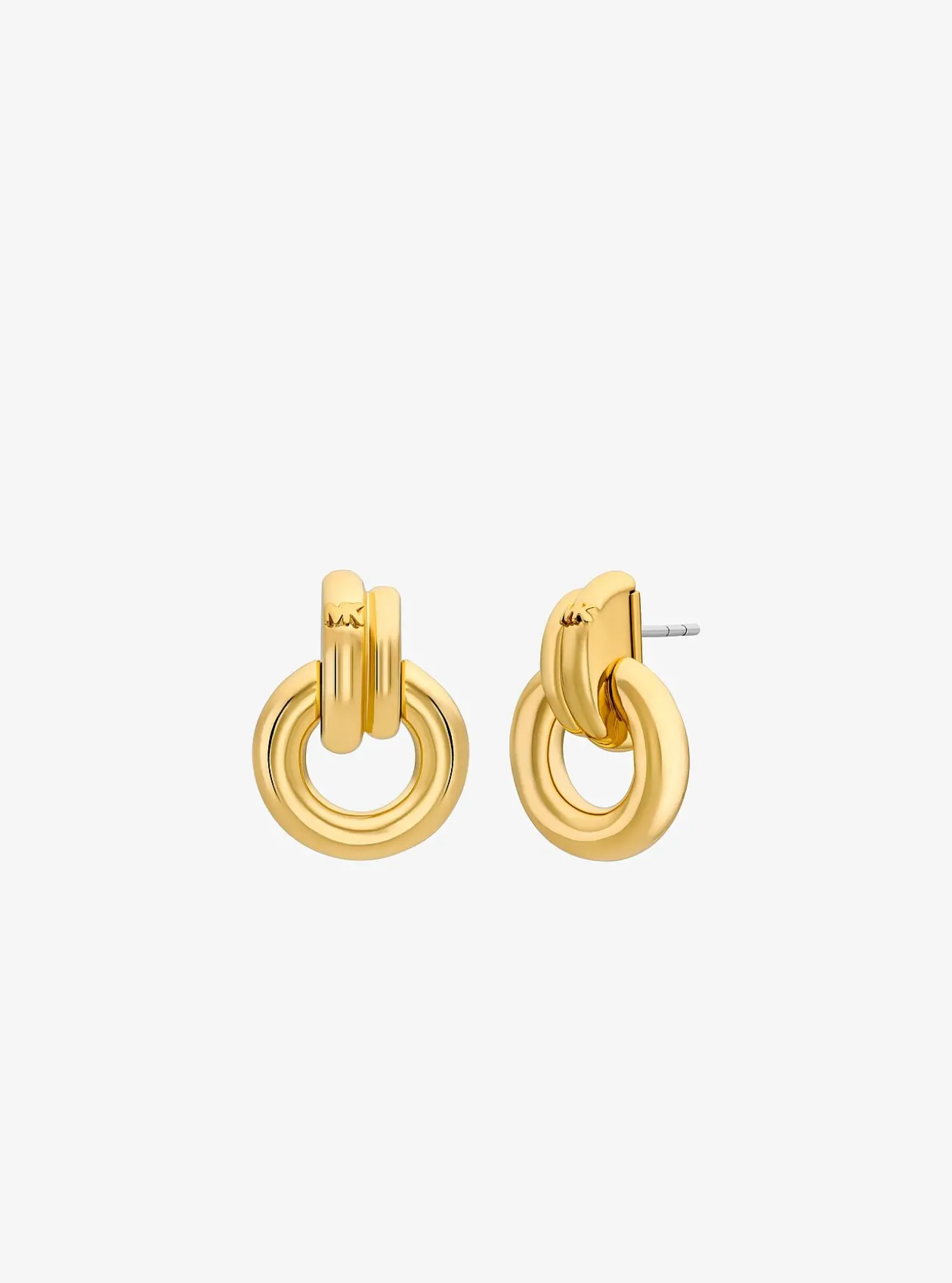Boucles d'oreilles créoles entrelacées