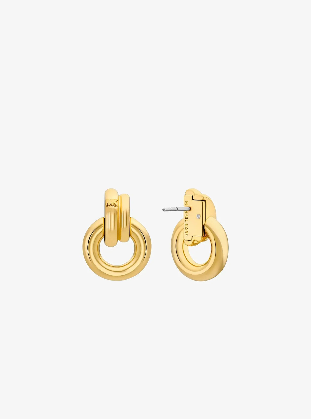Boucles d'oreilles créoles entrelacées