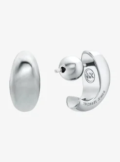 Boucles d'oreilles huggies demi-cercle
