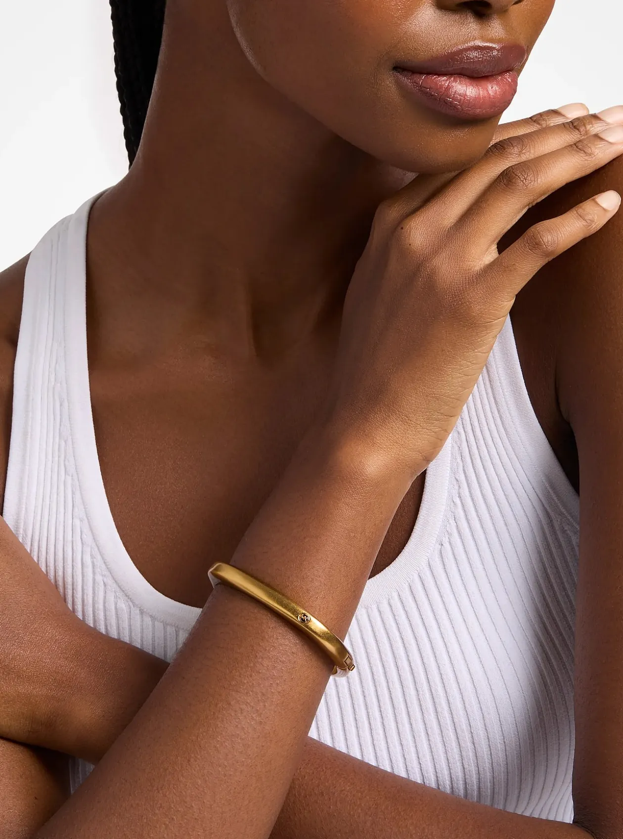 Bracelet rigide carré