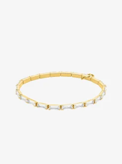 Bracelet tennis à zircones cubiques