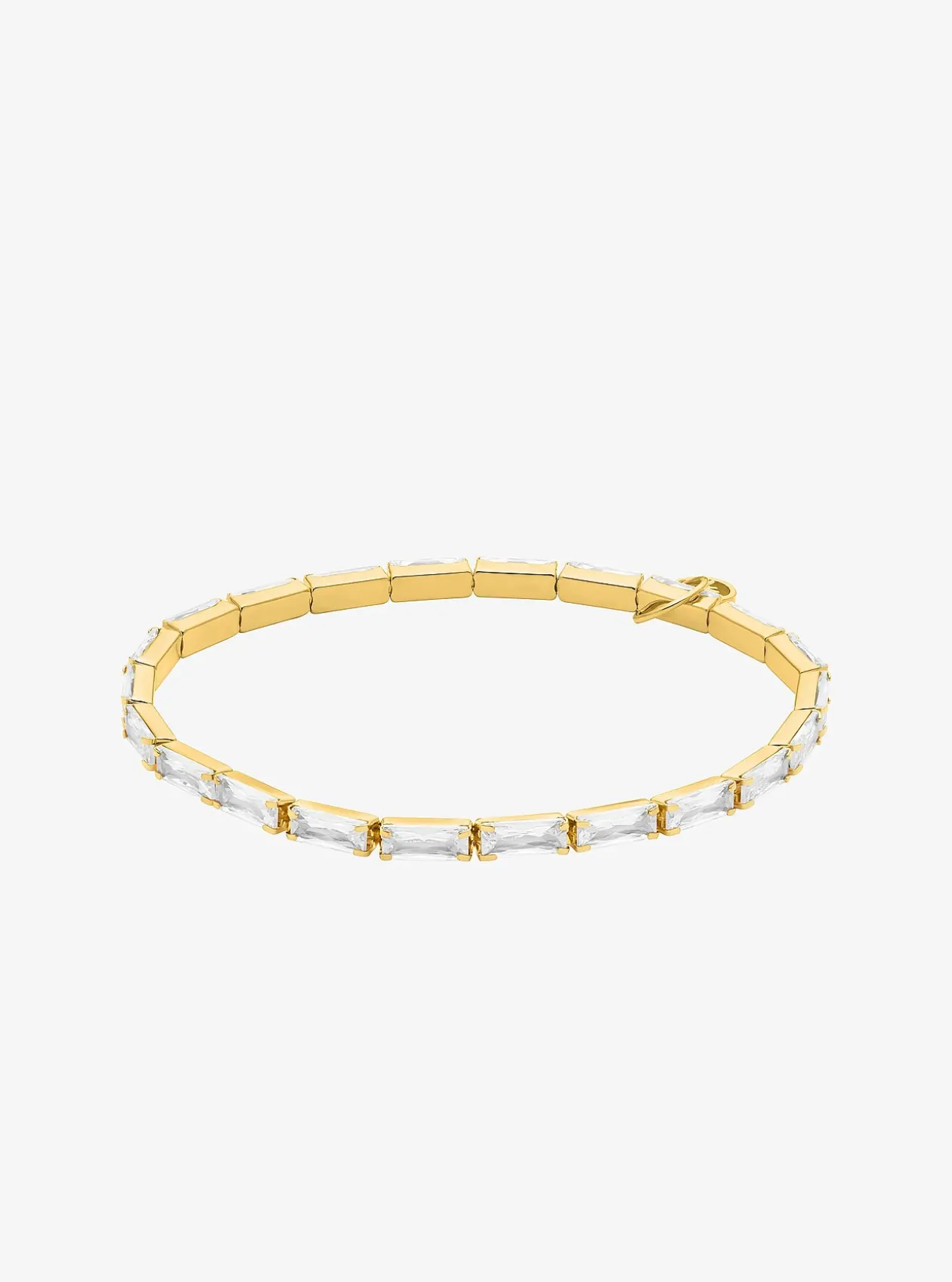Bracelet tennis à zircones cubiques