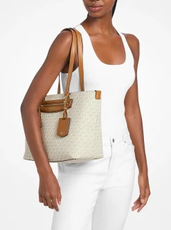 Cabas Jet Set Travel de taille moyenne à logo Signature