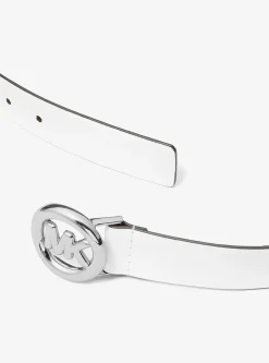 Ceinture en cuir avec logo