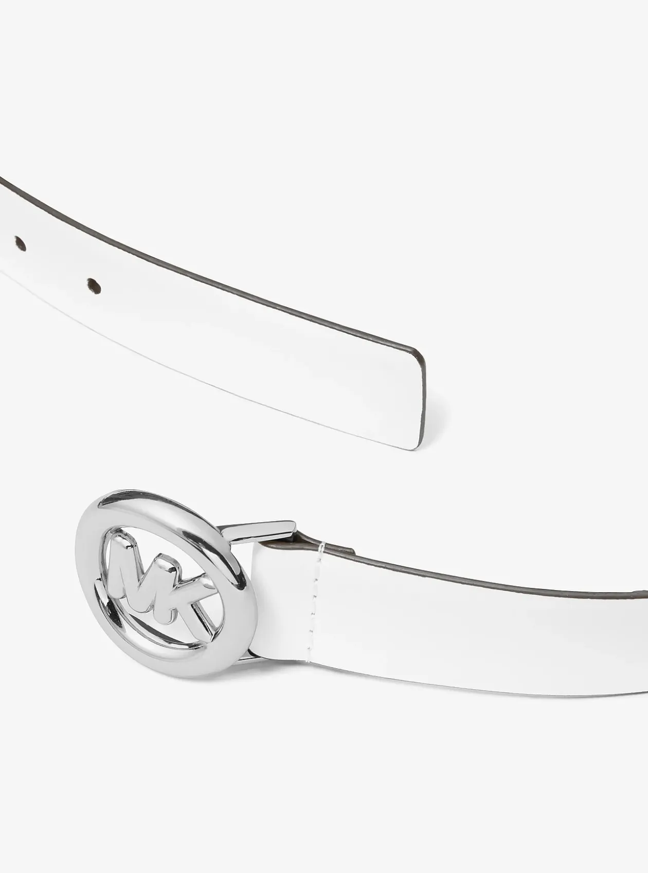 Ceinture en cuir avec logo