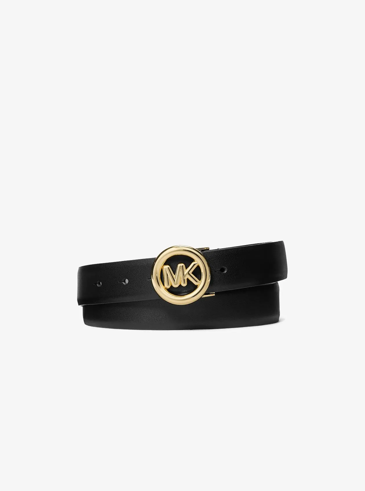 Ceinture en cuir avec logo