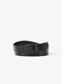 Ceinture en cuir réversible