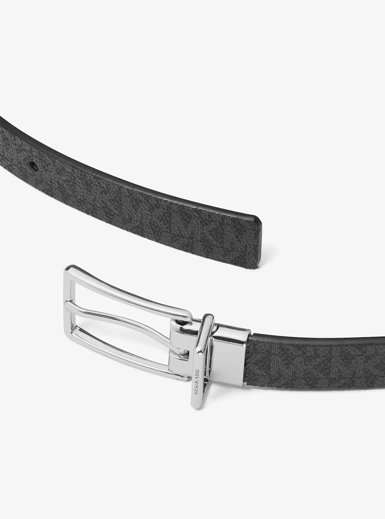 Ceinture réversible en cuir et à logo Signature