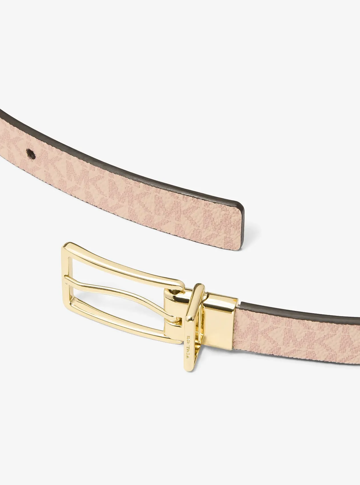 Ceinture réversible en cuir et à logo Signature