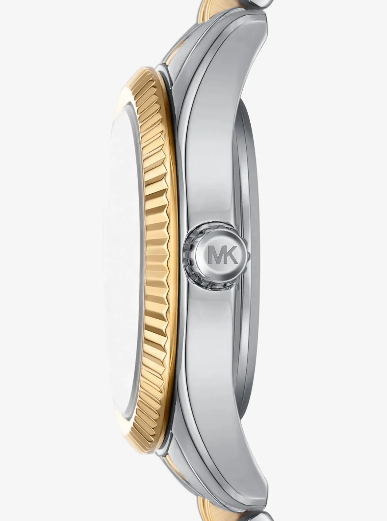 Coffret-cadeau avec montre Lexington bicolore à pierres pavées et bracelets à glissière