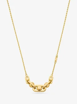 Collier Astor à maillons en argent sterling plaqué en métal précieux