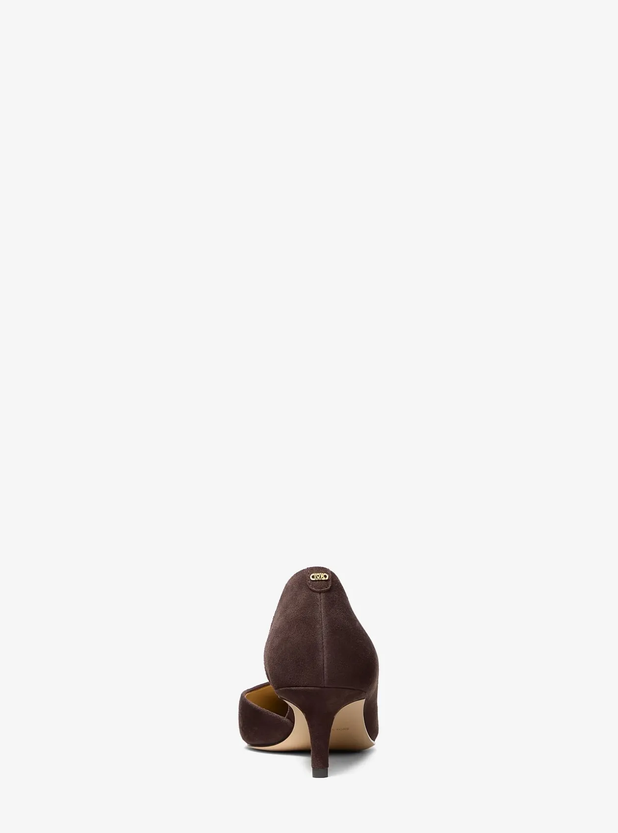 Escarpin Elyse en daim à petit talon