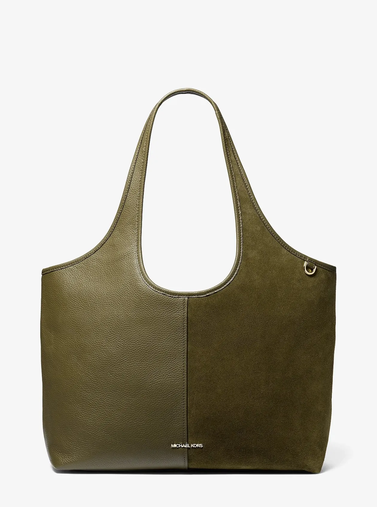 Grand cabas Henly en cuir et daim