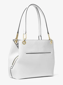 Grand cabas Kensington en cuir grainé