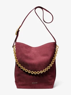 Grand cabas seau Nolita en daim