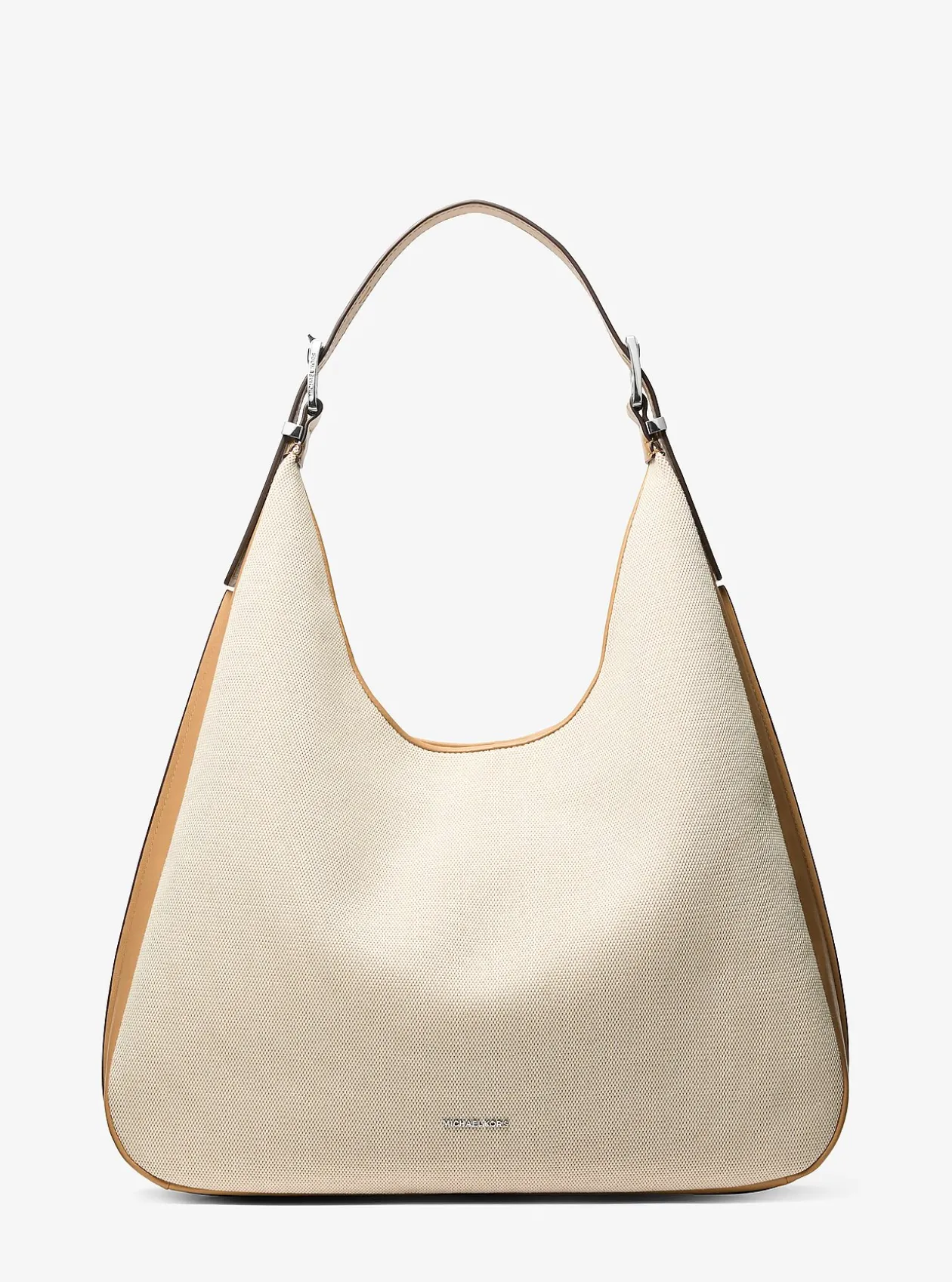 Grand sac porté épaule bohème Nolita en toile bicolore