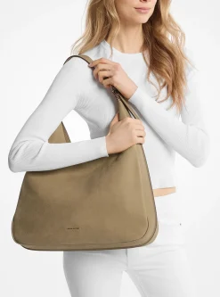 Grand sac porté épaule bohème Nolita en nubuck