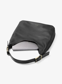 Grand sac porté épaule bohème Nolita en cuir grainé