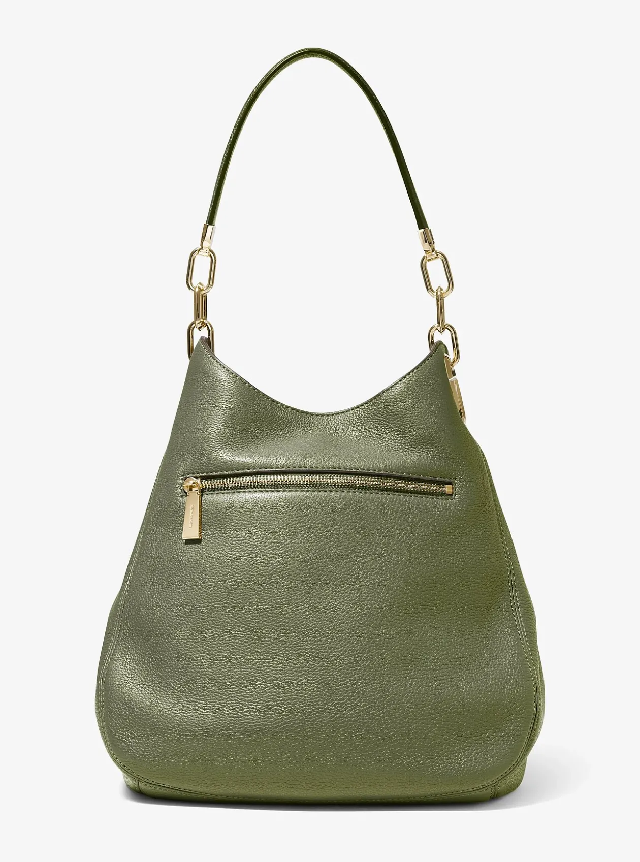 Grand sac porté épaule Lillie en cuir grainé