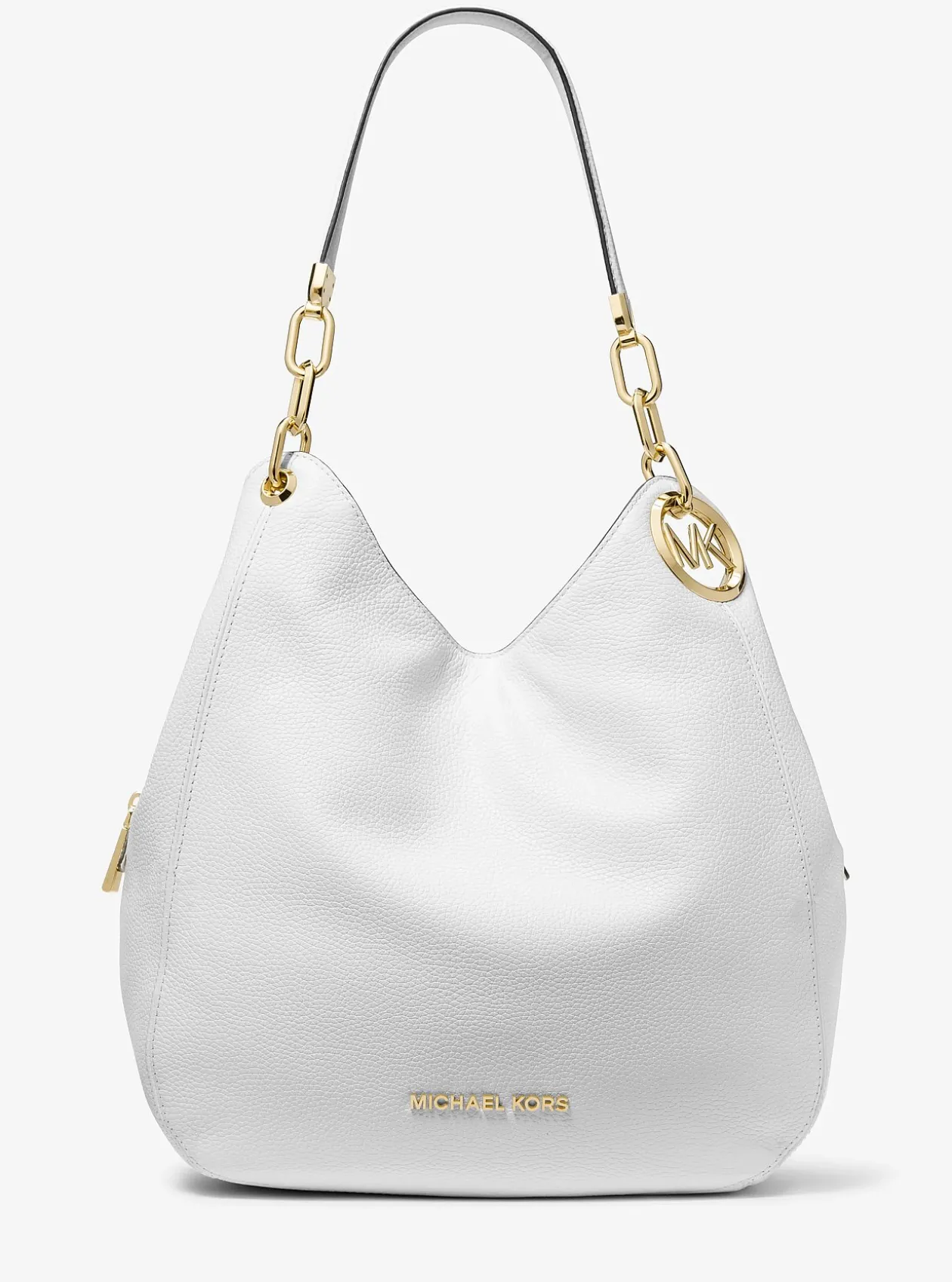 Grand sac porté épaule Lillie en cuir grainé