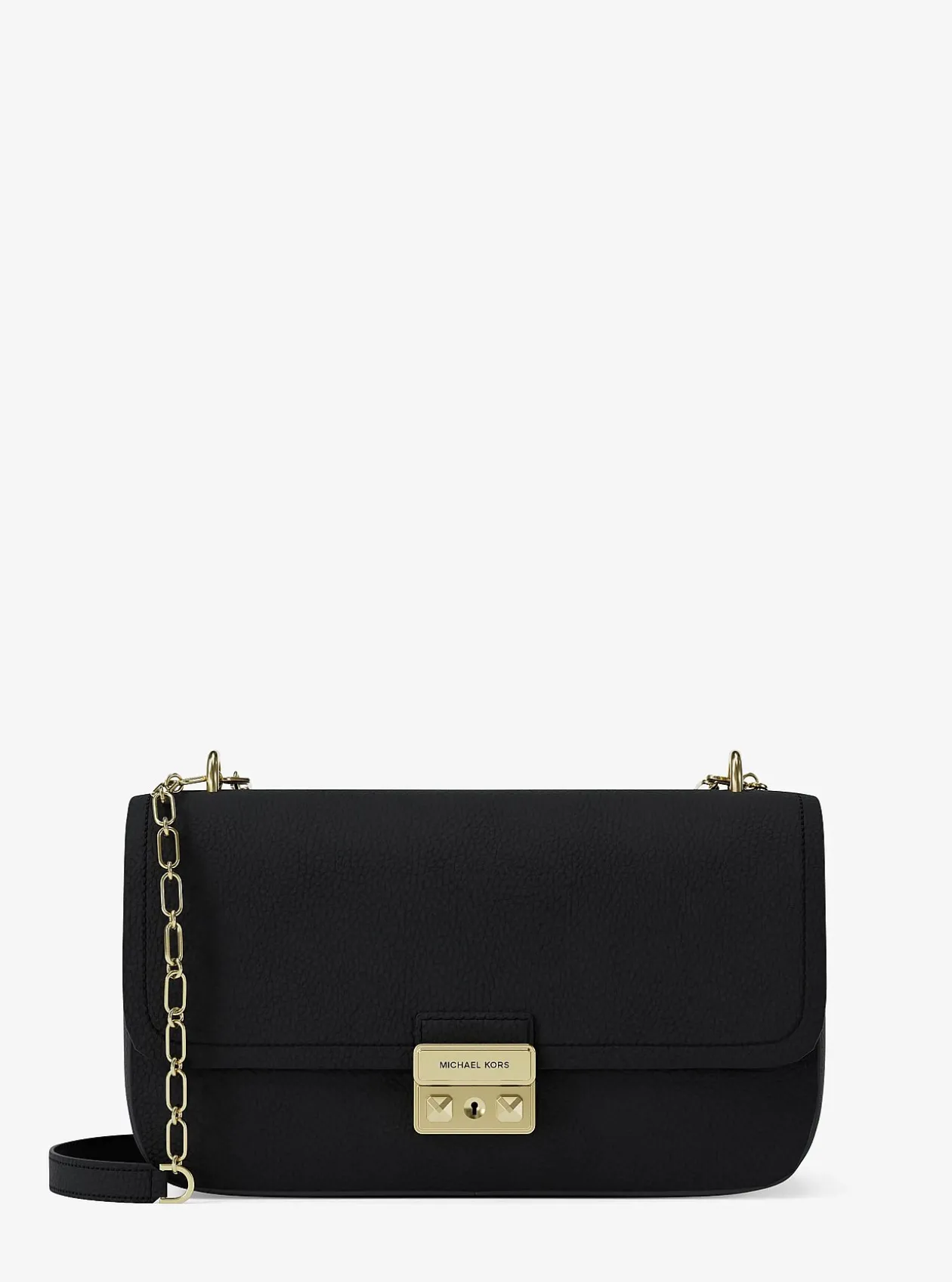 Grand sac porté épaule Tribeca en cuir grainé