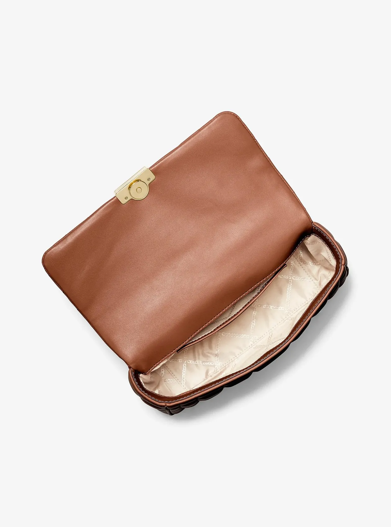 Grand sac porté épaule Tribeca en cuir matelassé