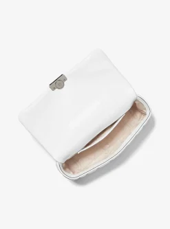 Grand sac porté épaule Tribeca en cuir matelassé