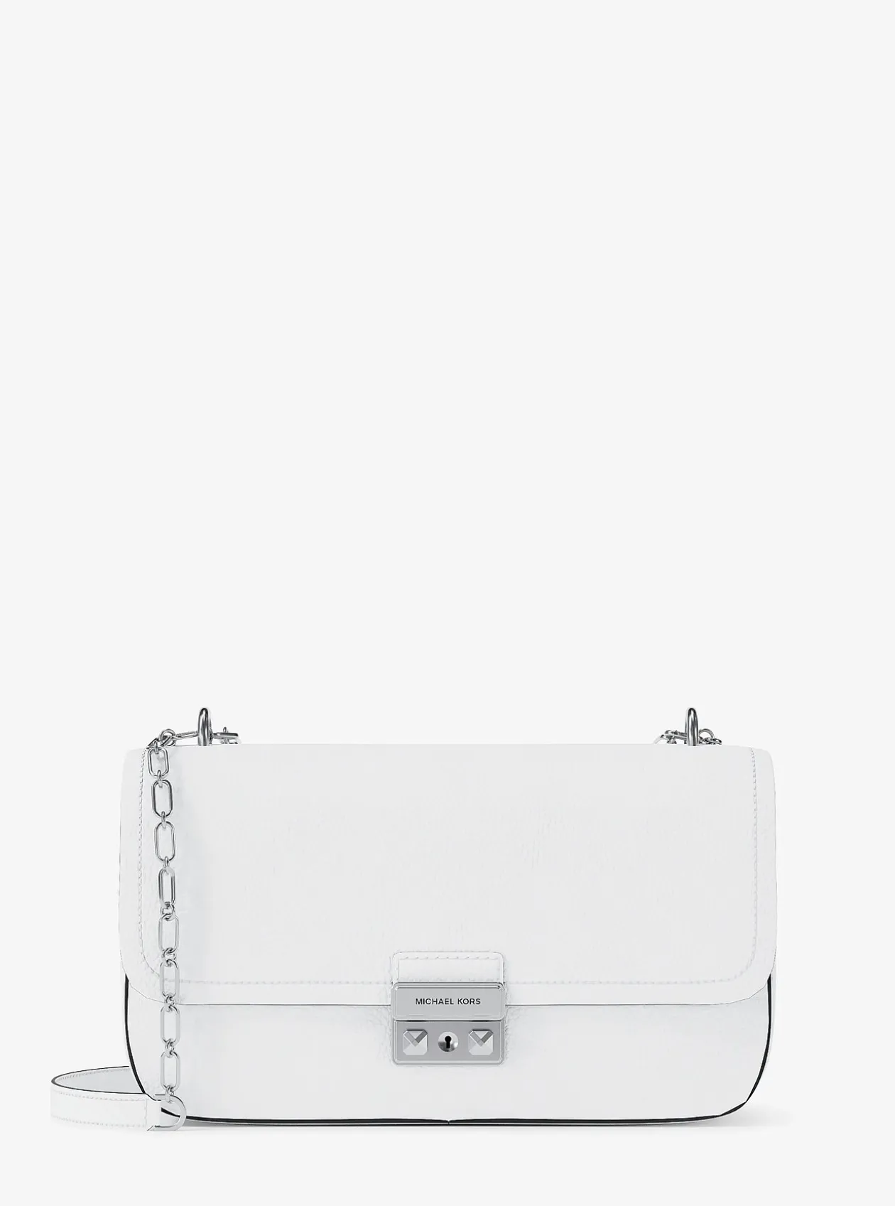 Grand sac porté épaule Tribeca en cuir grainé
