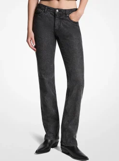 Jean cigarette en denim extensible