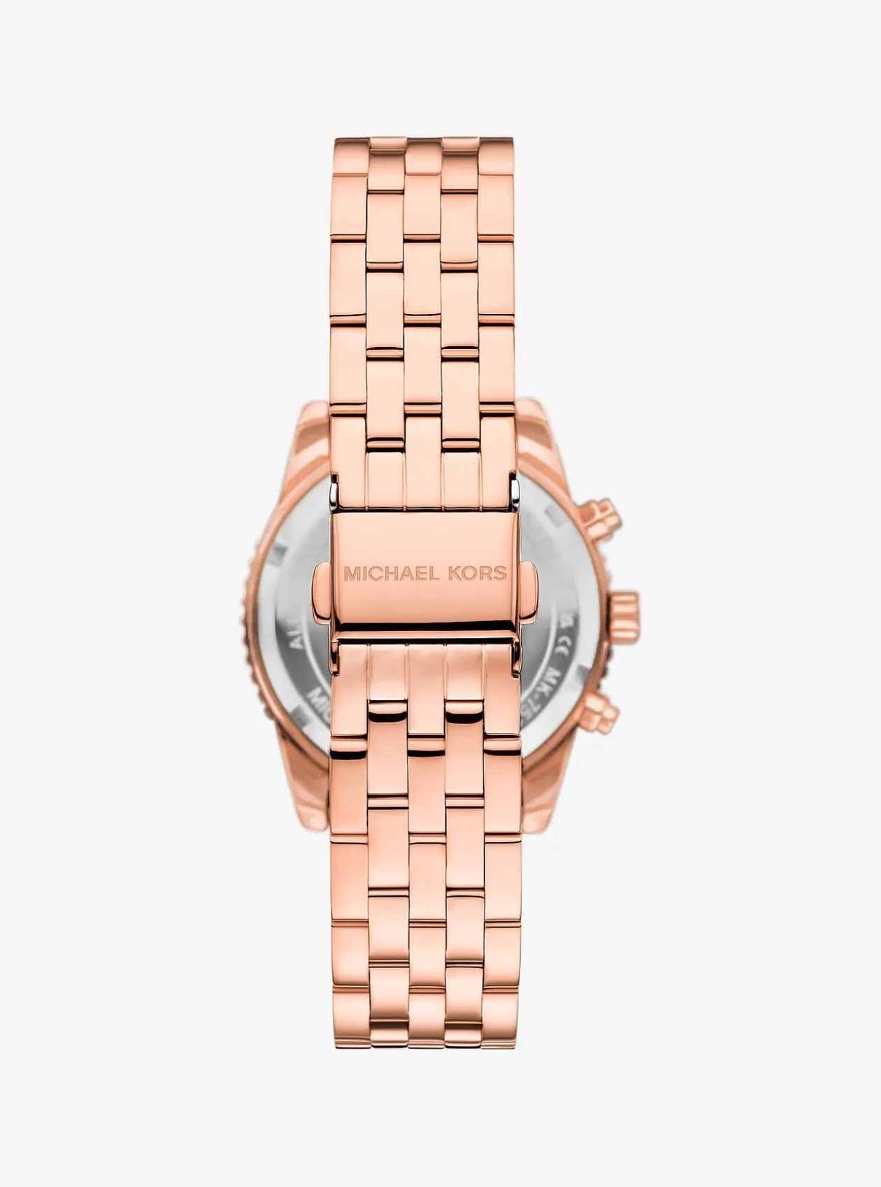 Mini montre Bryant ton or rose à pierres pavées