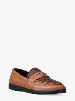 Mocassin Wesley en cuir et à logo Signature