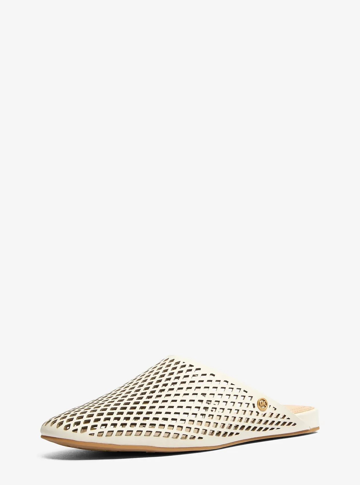 Mule Cady en cuir perforé