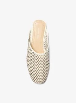 Mule Cady en cuir perforé