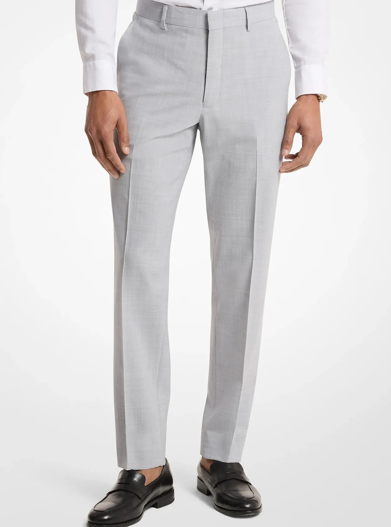 Pantalon en mélange de laine