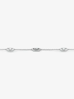 Petit collier à maillons Astor, en argent sterling plaqué en métal précieux