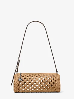 Petite pochette cylindrique Izzy en crochet