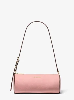 Petite pochette cylindrique Izzy en nubuck
