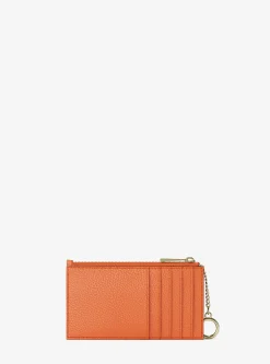 Petit porte-cartes Jet Set en cuir grainé